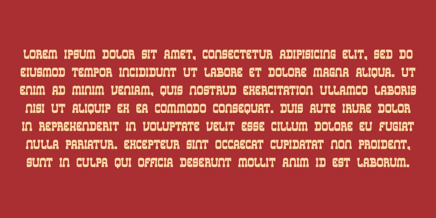 Пример шрифта Los Banditos Serif